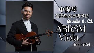 ABRSM Viola Grade 8 英國皇家音樂考試 Grade 8 Viola from 2024  C1  Fiddle Faddle [upl. by Sessler]