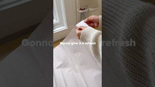 ASMR desk mat makeover using linen peelandstick diy stationery officesetup asmr [upl. by Oigolue]