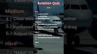 Private Pilot Fun Aviation Quiz [upl. by Iglesias]