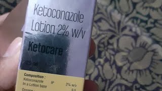 Ketoconazole lotion 2 Wv review  benifit of ketoconazole  how to use ketoconazole lotion Hindi [upl. by Yanel]