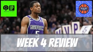 Industry Pickup League Week 4 Fantasy Basketball Review [upl. by Suolkcin]