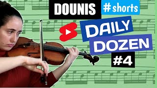 Practice🎻  Dounis Daily Dozen Fourth Exercise  shorts [upl. by Fried]