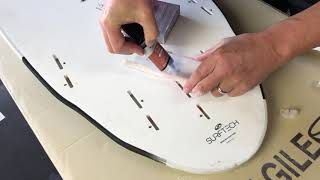 How To Repair a SoftopCP Surfboard [upl. by Bonilla256]