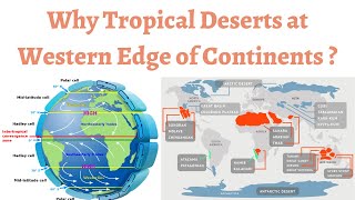 How Tropical Deserts are Formed amp Why they are present on the Western Edge of Continents [upl. by Teews121]