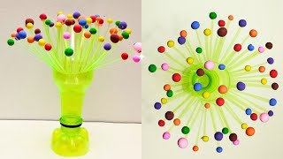 Plastic Bottle CraftsCrafts idea with plastic bottleBottleDIY [upl. by Cony]