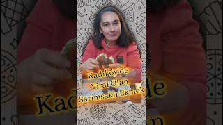 Kadıköyde Viral Olan Sarımsaklı Ekmeği Deniyoruz shortvideo shortvideo [upl. by Ravid]