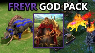 Freyr Full Breakdown God Powers Myth Units and Techs  AoM Retold [upl. by Ettegroeg852]