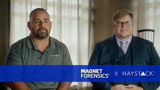 Customer Story  John Wilson CISO and Rene Novoa VP of Forensics HaystackID [upl. by Plante]