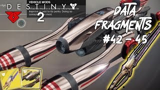 Destiny 2 Warmind Data Memory Fragments Locations 42  45 Core Terminus Star Wars Sparrow [upl. by Dnalyaw]