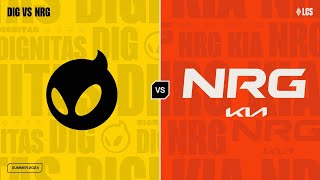 DIG v NRG  Week 9 Day 1  LCS Summer Split  Dignitas v NRG Kia  Game 5 2024 [upl. by Wiltshire]