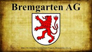 Bremgarten AG [upl. by Strenta]