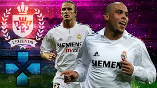 PES LEGENDS PPSSPP REALISTIC GRAPHICS  REAL MADRID GALÁTICOS VS REAL MADRID 19581980 [upl. by Paule]