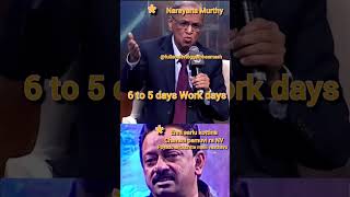 Narayana Murthy interview narayana Murthy comment on work life balance ⚖️youtubeshortsviralshorts [upl. by Armillia748]