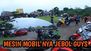 ADU BLAYER MOTOR VS MOBIL SAMPE MESIN JEBOL [upl. by Naie]