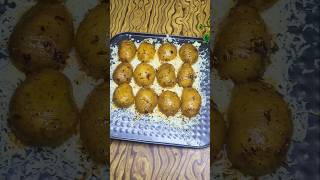 Parmesan crusted potatoes  Potato recipes  Potato Snacks 🥔 trending viralshorts shorts [upl. by Maunsell]