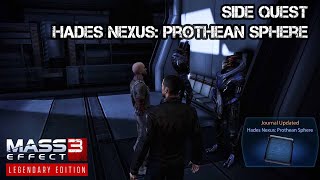 Mass Effect 3 Legendary Edition  Side Quest 36  Hades Nexus Prothean Sphere [upl. by Aitel771]