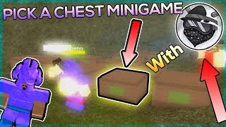 PICK THE RIGHT CHEST WITH RAINWAY ROBLOX BOOGA BOOGA MINIGAME [upl. by Luhey276]