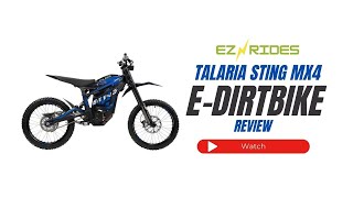 Talaria Sting R MX4 EDIRTBIKE review [upl. by Jaquenette]