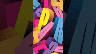 How to Make Grainy 3D Text in Illustrator [upl. by Chandos1]