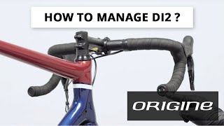 How to manage Shimano DI2 shifting modes and battery level  Origine  How to videos [upl. by Nalod]