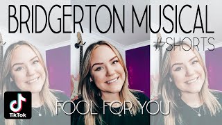 Bridgerton Tik Tok Musical  Fool For You  Sienas Song  Cover of Abigail Barlow shorts [upl. by Ymrots]