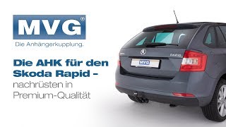 Die abnehmbare Anhängerkupplung für den Skoda Rapid [upl. by Marna]