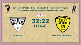 AJugend HV Calau  HSV Lauchhammer 3222 1512 [upl. by Leonid66]