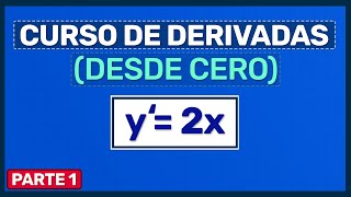 DERIVADAS DESDE CERO Parte 1 Curso de DERIVADAS Desde Cero [upl. by Colline829]