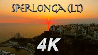 InFlight History 4K  quotI Borghi più belli dItaliaquot  Sperlonga 4K Latina Drone 4K View [upl. by Corel]