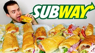 Subway released 12 NEW SUBS and I tried ALL OF THEM  NEW MENU REVIEW [upl. by Runkle]