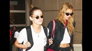 Kristen Stewart and Stella Maxwell at LAX Airport [upl. by Aitel]