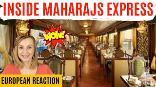 Indian Luxury Train  Maharajas Express  Reaction [upl. by Calondra983]