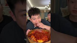 Milky And Spicy Noodle Food Fightershorts food challenge [upl. by Esor]