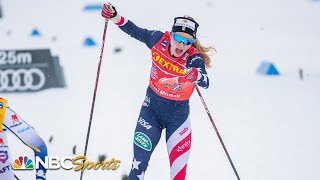 Jessie Diggins comeback sets up historic World Cup 12  NBC Sports [upl. by Haimaj]