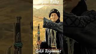 Sigma for a reason🔥👳‍♂️  sikh regiments🥵🪖viral shorts [upl. by Emrich]