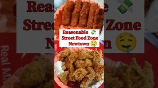 Reasonable price Street Food Zone Newtown reasonableprice streetfood viral shorts kolkatafood [upl. by Anaynek]