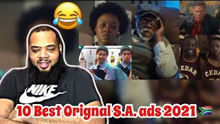 AMERICAN REACTS TO The 10 Best Original South African Ads of 2021 🇿🇦 [upl. by Nnoj]