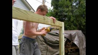 How to build a FirewoodStorage Shed [upl. by Hillman]