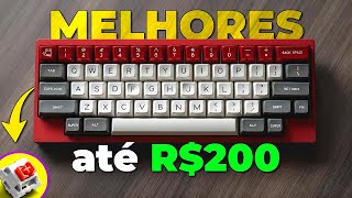 TOP 5 Melhores Teclados Gamer Mecânicos Custo Benefício até R200 Barato para Jogar e Trabalhar [upl. by Anitsyrk474]