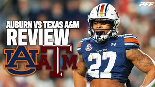 Texas AampM vs Auburn Review  PFF Grade Release Show [upl. by Aufa]