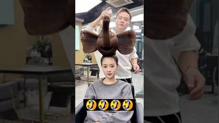 Funny Hair Style hairstyle hair salon funnyvideo TWB0069 [upl. by Vincenta]