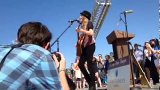 Sawyer Fredericks performs at Fonda Speedway [upl. by Icat]