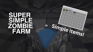 Easiest Minecraft Zombie Mob Spawner XP Farm  Tutorial 121 and above [upl. by Ruthanne]