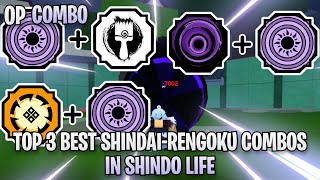 CODE 3 BEST OP SHINDAIREN COMBOS IN SHINDO LIFE  Shindo [upl. by Eirol]