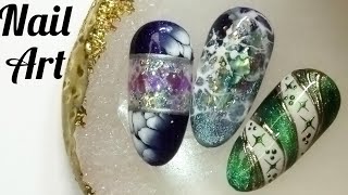 Новогодний маникюр ВидеоурокNew Years manicure Tutorial [upl. by Abey]