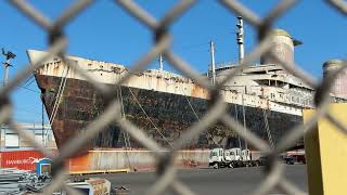 SS United States Ocean Liner  She Won’t Be Here Much Longer  Philadelphia  Fri Oct 18 2024 [upl. by Elesig]