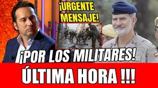 URGENTE MENSAJE DE IKER JIMENEZ A FELIPE VI POR LA DANA DE VALENCIA POR LOS MILITARES DIOS MIO [upl. by Hanala865]