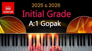 ABRSM 2025 amp 2026  Initial Grade Piano Exam  A1 Gopak  Alan Haughton [upl. by Colligan]