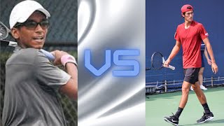 Nishesh Basavareddy USA Vs James Trotter ジェームス・ケント・トロッター2024 Columbus Challenger [upl. by Ahtennek]