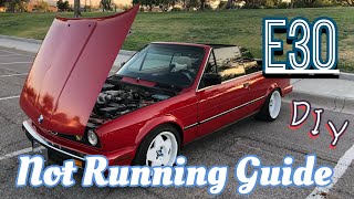 BMW e30 No Start Guide Part 1 Replacing [upl. by Alicia522]